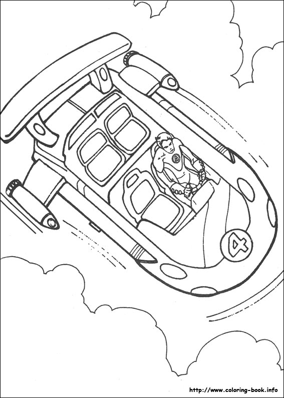 Fantastic Four coloring picture